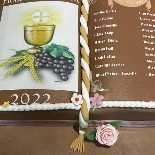 Communion Bible Cake galway