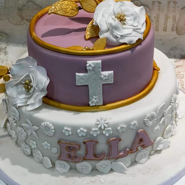 Tiered Communion Cake Galway