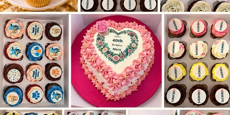 Galway Cakery Themed Cupcake selection