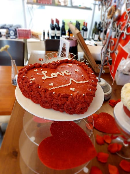 Valentine Heart Sponge Cake Galway Cakery
