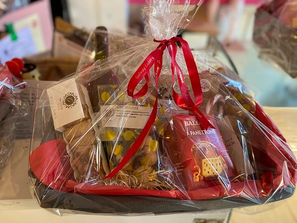 Large gift hamper with wine Galway Cakery