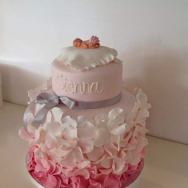 Baby's Christening Cake