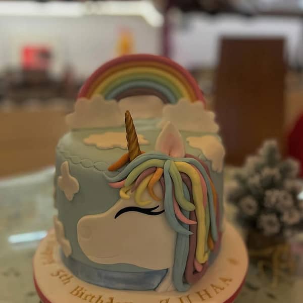 childs unicorn birthday cake galway