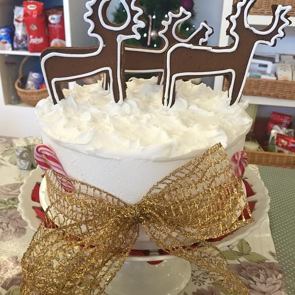 Reindeer Christmas Cake Galway Cakery