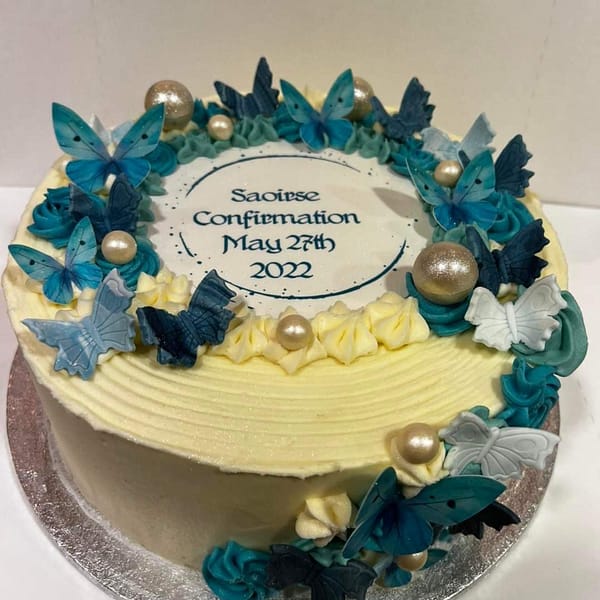 Confirmation cake galway cakery
