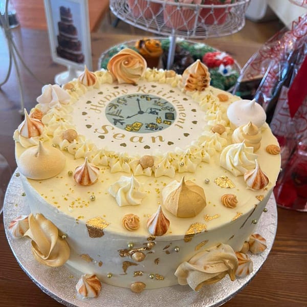 Retirement cake galway cakery