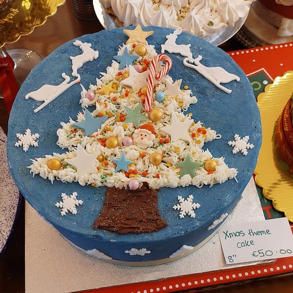 Christmas themed cake Galway
