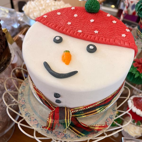 Decorated Snowman Cake Galway Cakery