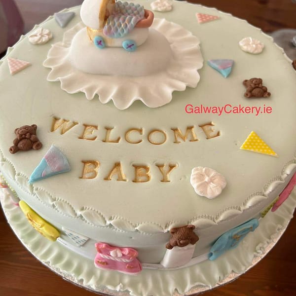 Baby welcome cake galway