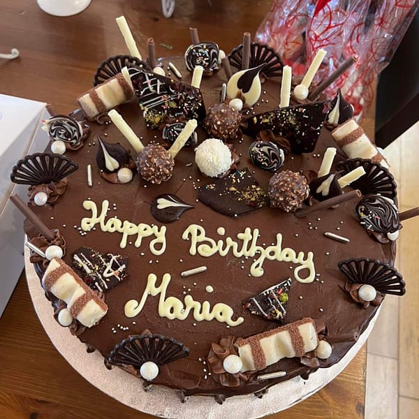 online chocolate birthday cake galway