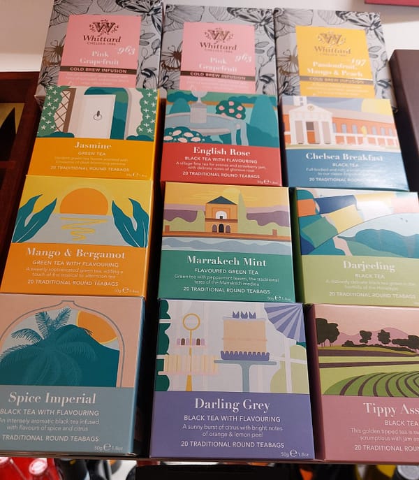 Whittard Teas - 20 bags of specialist teas galway