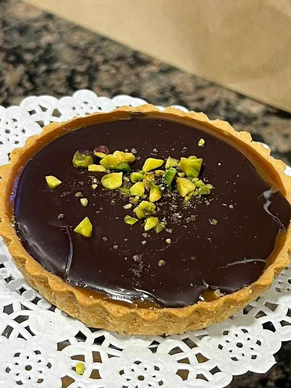 Salted Caramel Chocolate Tart Galway Cakery