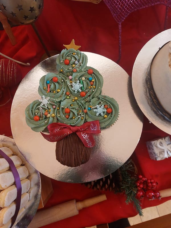 cupcake christmas tree galway