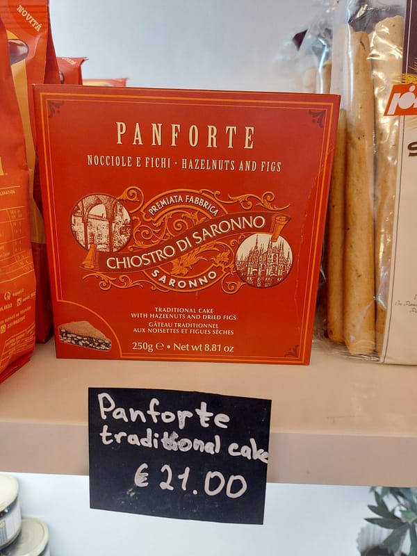 Panforte Traditional Hazelnut and figs cake galway