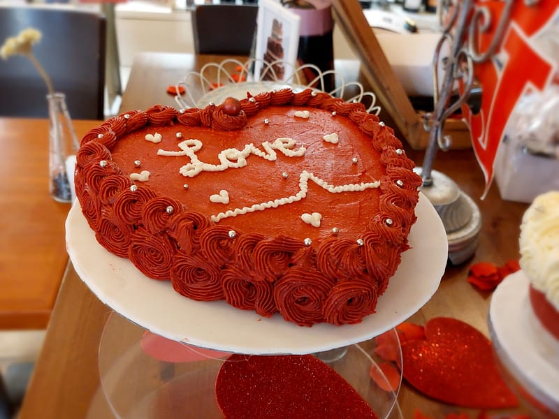 Valentine Heart Sponge Cake Galway Cakery